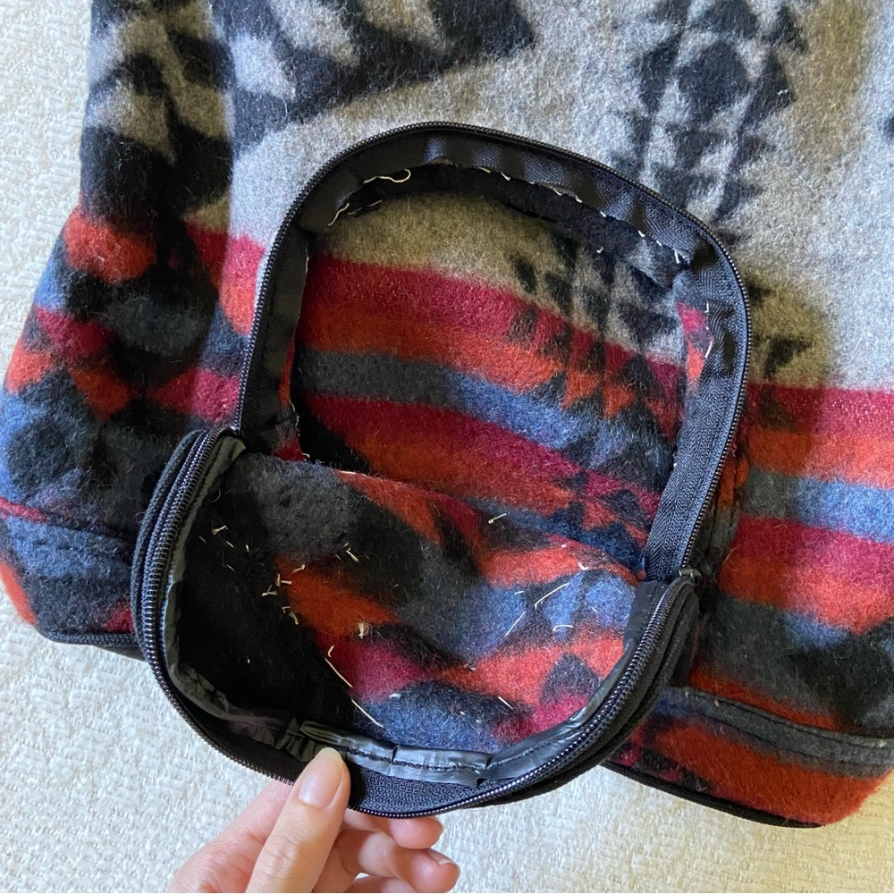 Wool Aztec Print Backpack - Picture 7 of 8